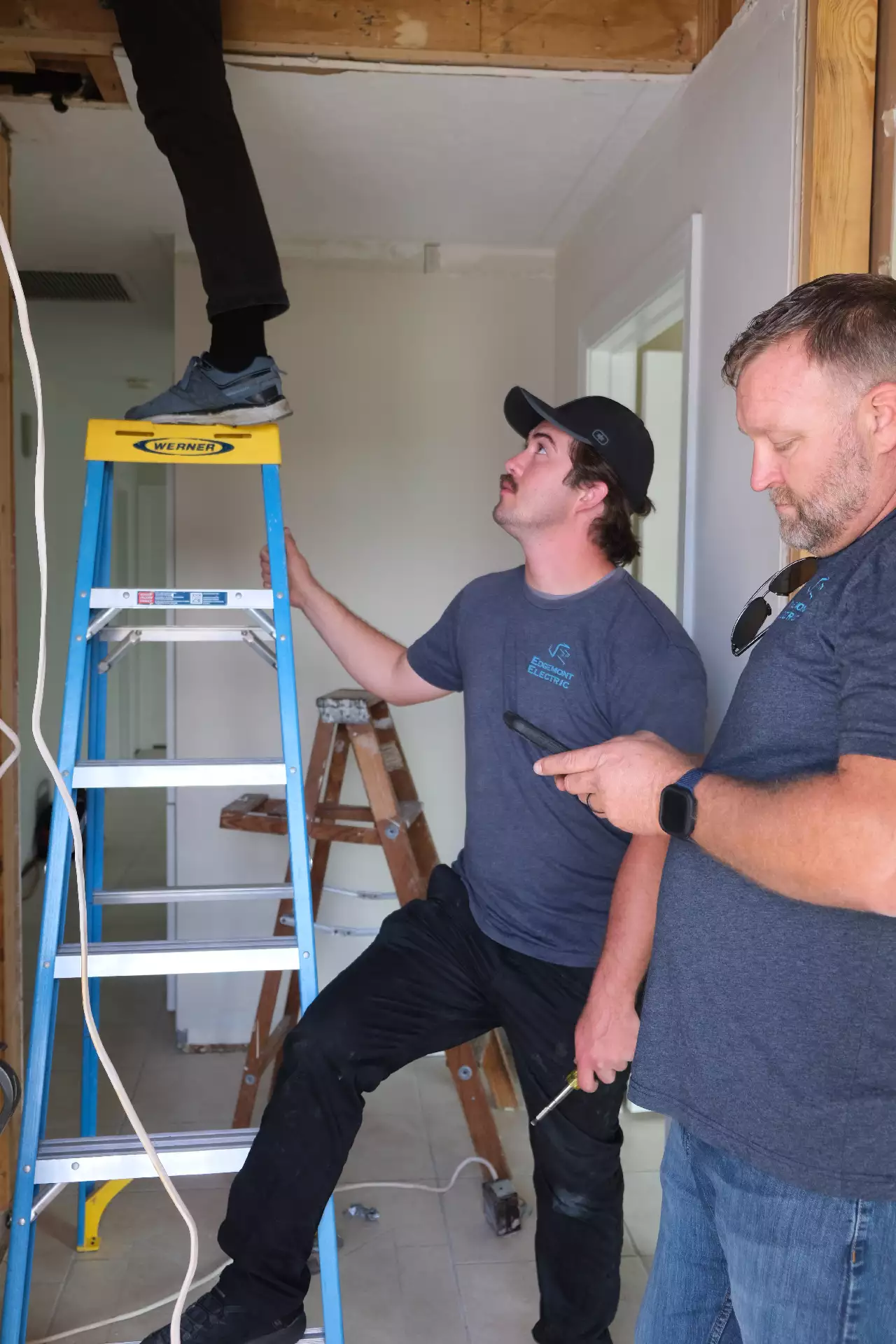 Residential electrical panel installation