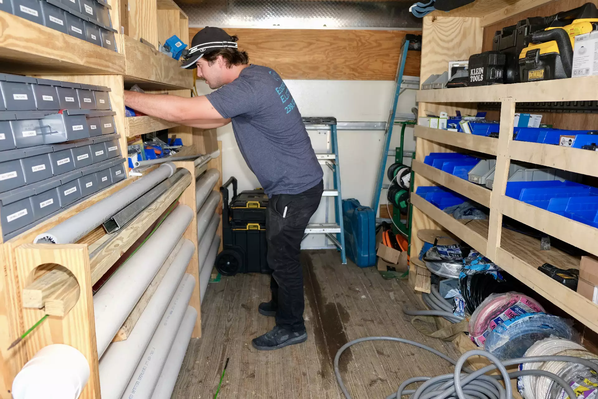 Residential electrical remodeling project